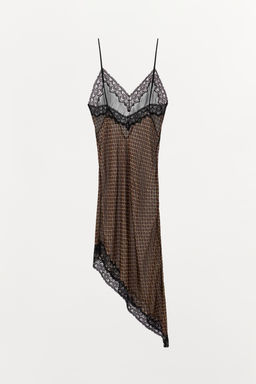 ASYMMETRIC 100% VISCOSE PRINTED DRESS - Zara фото 17