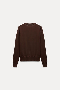 PLAIN KNIT CARDIGAN WITH GOLD BUTTONS - Zara фото 4