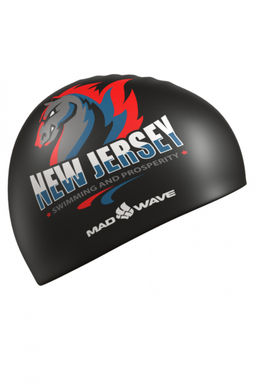 Силиконовая шапочка New Jersey, Michigan, Arizona, Swimming team - Mad wave фото 3