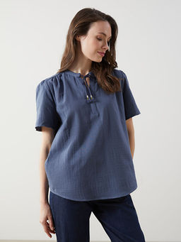 Ba?lamal? Yaka Kad?n Bluz