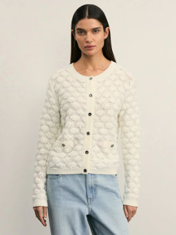 Кардиган из фактурной пряжи / Zarina  фото 5