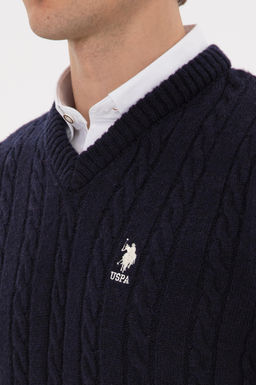 Erkek Lacivert Kazak - U.s. polo assn фото 7