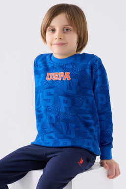 Пижамный комплект темно-синего цвета для мальчика - U.s. polo assn фото 2