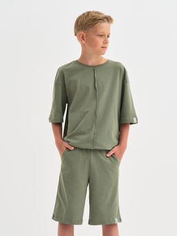 Пижама для мальчика цвета хаки - Kogankids фото 10