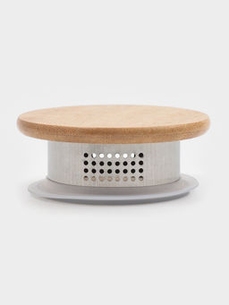 Крышка универсальная BellaTenero «Эко.Univers», 9(7)х3.7 см, с ситом, металл, бамбук