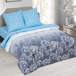 Постельное белье Грёзы (поплин DE LUXE) Евро/Пододеяльник: 1 шт. - 215*200; Простыня: 1 шт. - 215*240; Наволочка: 2 шт. - 70*70; DE LUXE