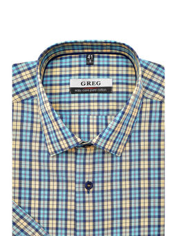Сорочка мужская короткий рукав GREG 255/201/0258/C/1p