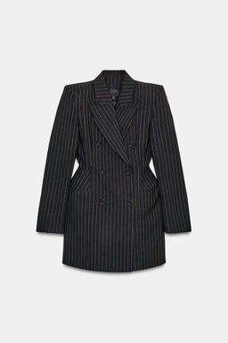 ZW COLLECTION PINSTRIPE BLAZER DRESS - Zara фото 6