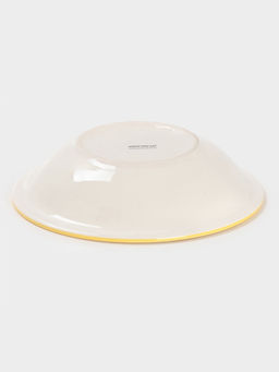 Тарелка глубокая Доляна «Райе», 600 мл, d=21 см, керамика, жёлтая