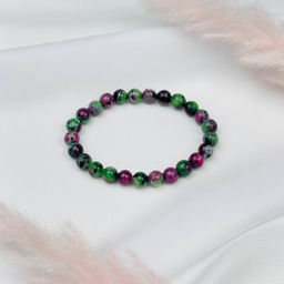 Браслет из Рубина в Цоизите - Радуга самоцветов фото 2