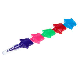 Цена за 8 шт. Карандаш восковой «Звёздочки» 5 цветов