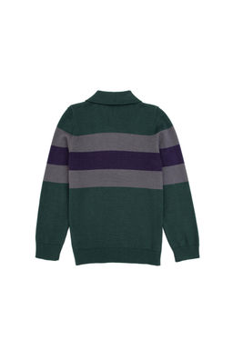 Erkek _ocuk Ye_il Polo Yaka Yar_m Fermuarl_ Kazak - U.s. polo assn фото 2