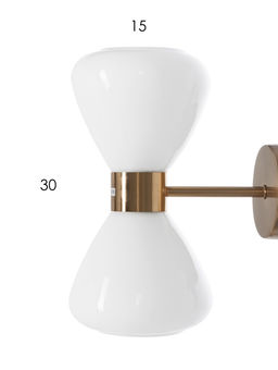 Бра MBM-5904/2, 1×40 Вт, E27, цвет латунь