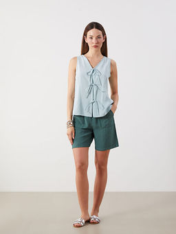 V Yaka Modal Kar???ml? Bluz