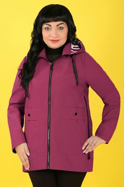 Ветровка ягодного цвета яркая весенняя