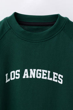 JOGGING T-SHIRT WITH LABEL - Zara фото 3