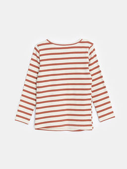 Bisiklet Yaka ?izgili Erkek Bebek Ti??rt - Waikiki фото 2