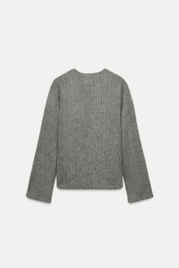 TEXTURED TOP WITH BOW - Zara фото 13