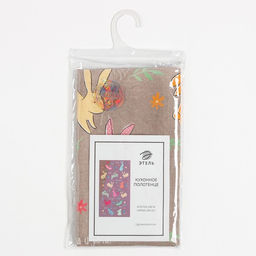 Полотенце Зайцы 40х73 см, 100% хл, саржа 190 гр/м2 - Этель фото 12