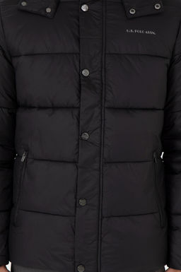 Пальто мужское U.S. Polo Assn черное из полиамида  фото 13