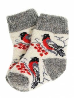 Носки детские "Снегири на рябине" 6235-5