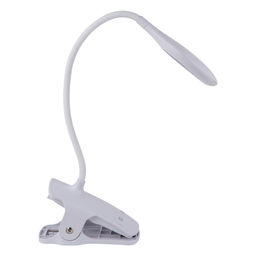 ULM-D601 8W/3000-6000K/DIM WHITE Светильник настольный светодиодный прищепка. Сенсорный выключатель. Диммер. Белый. TM Uniel - Volpe фото 2