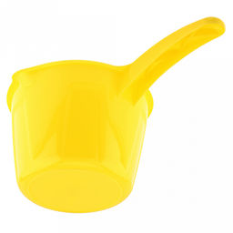 Ковш пластмассовый "Лайт" 2л, д20см, h12см, желтый (Россия)