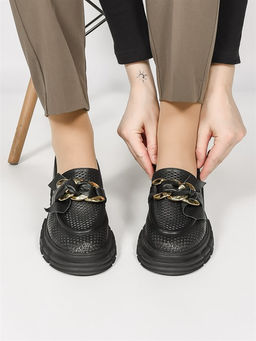 Лоферы женские комфорт 011-762 Siyah