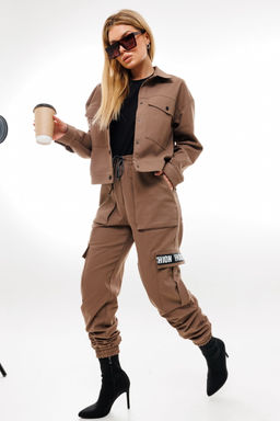 Костюм AmberA 2045 кофе