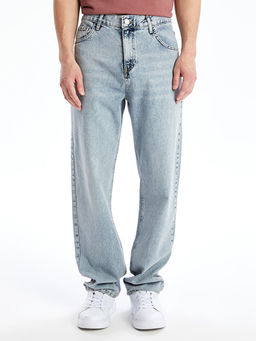 Baggy Fit Erkek Jean Pantolon