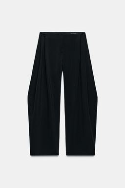 PANTAL?N ANCHO PINZAS ZW COLLECTION / Negro