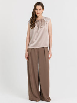 Блузка с кружевом - Marchello marchellini фото 2