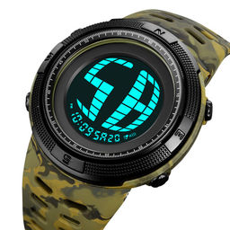Часы наручные Skmei электронные 2076green-camo-black