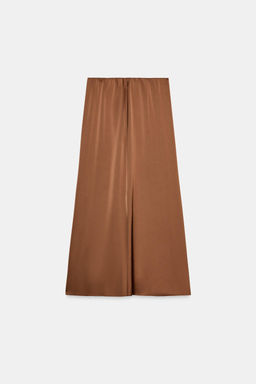 SATIN MIDI SKIRT - Zara фото 8