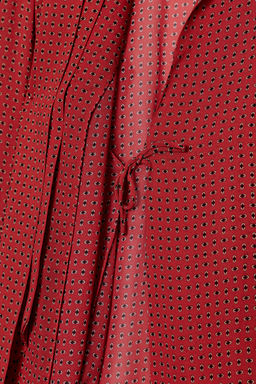 ZW COLLECTION PRINTED BLOUSE WITH BOW DETAIL - Zara фото 10