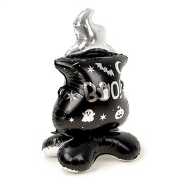 Воздушный шар фольгированный 58" «Ведьмин котёл на подставке», под воздух