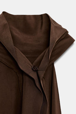 ZW COLLECTION ASYMMETRIC HALTER TOP - Zara фото 10