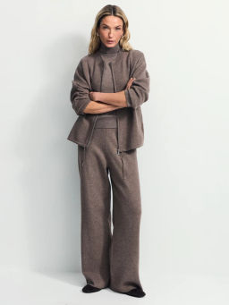 Прямые вязаные брюки / Zarina