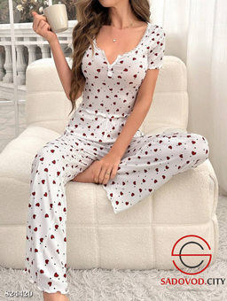 Пижама женская комплект лонгслив и штаны