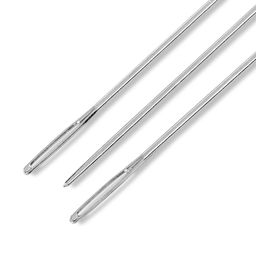 Иглы для шитья ручные PRYM 125562 для вышивания №26 в блистере 6 шт. скругленное острие