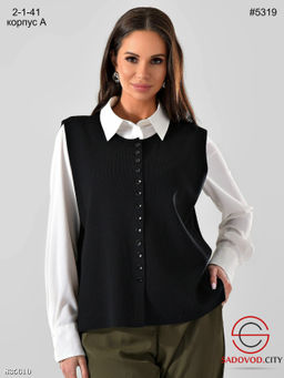 Жилет женский на пуговицах