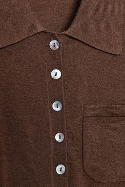 BASIC WOOL POLO SHIRT - Zara фото 25