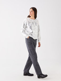 Standart Fit Kad?n Kargo Pantolon