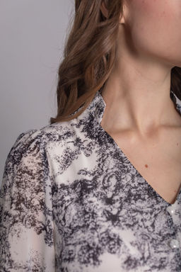 Платье Трэвис (черно-белый) - Nadi bordo фото 7