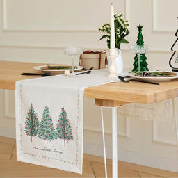 Дорожка новогодняя на стол «Этель» «Сказочный лес» 40×147 ± 5 см, 100% хл, саржа 190 г/м²