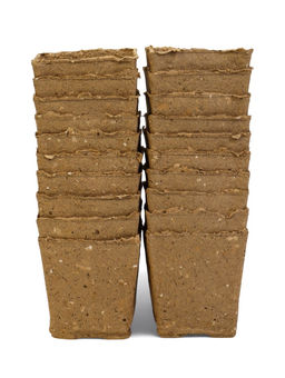 Цена за 2 шт. Горшок для рассады, 700 мл, 9.5×9.5×10 см, торф, набор 20 шт.