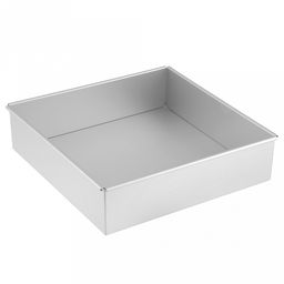 Форма для выпечки алюминиевая "Мастер" 30,4х30,4х8см, s1,2мм, съемное дно, загнутый край, в коробке (Китай)