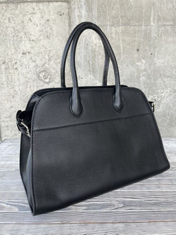 Женская кожаная сумка с ручками R 8627 Блек