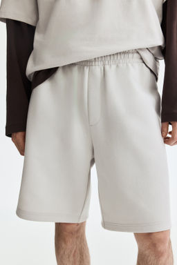 Pantal?n corto interlock Relaxed Fit - H&m фото 10