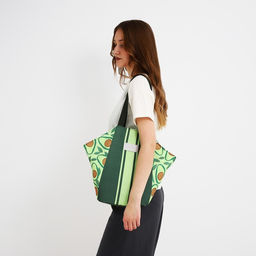 Сумка женская пляжная Авокадо + бикини бэг - Nazamok фото 14